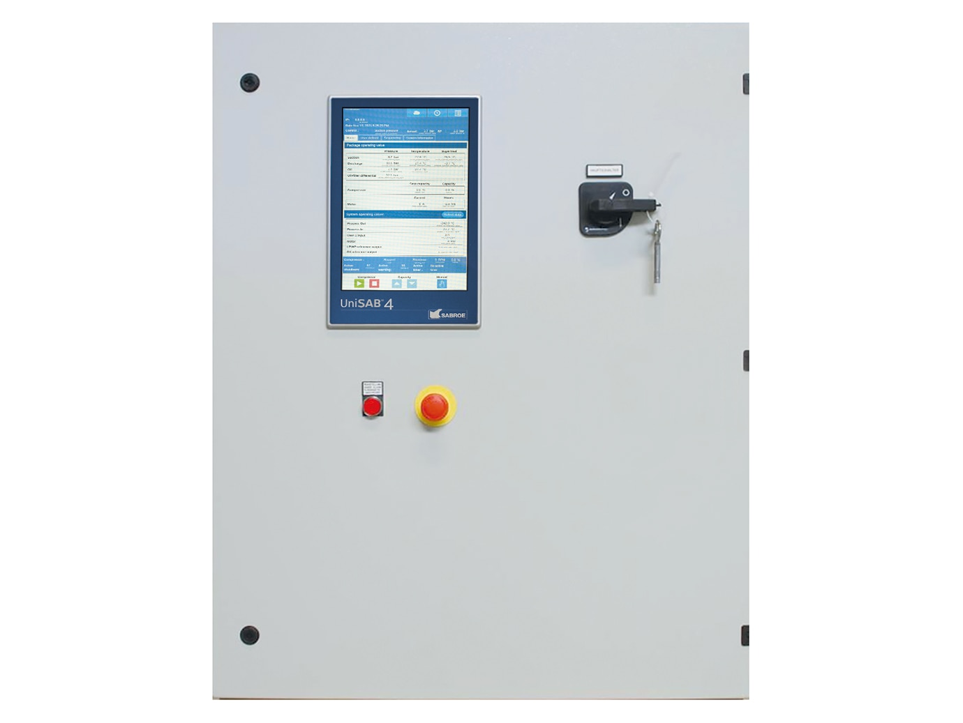 Sabroe fixed-speed drive electrical panel