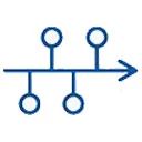 Icon of an arrow pointing to the right